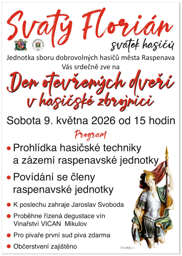 Den otevřených dveří hasiči 2026